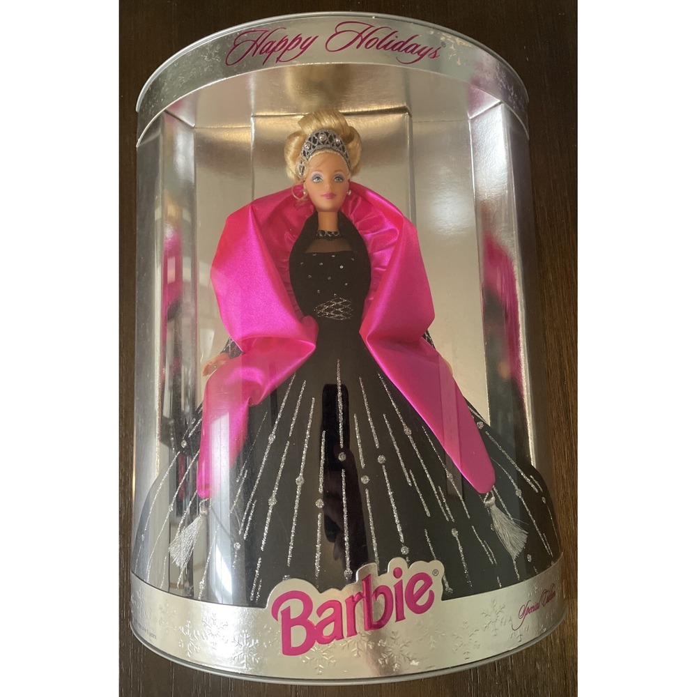 1998 Vintage Box Error Mattel Happy Holidays Special Edition Barbie NRFB